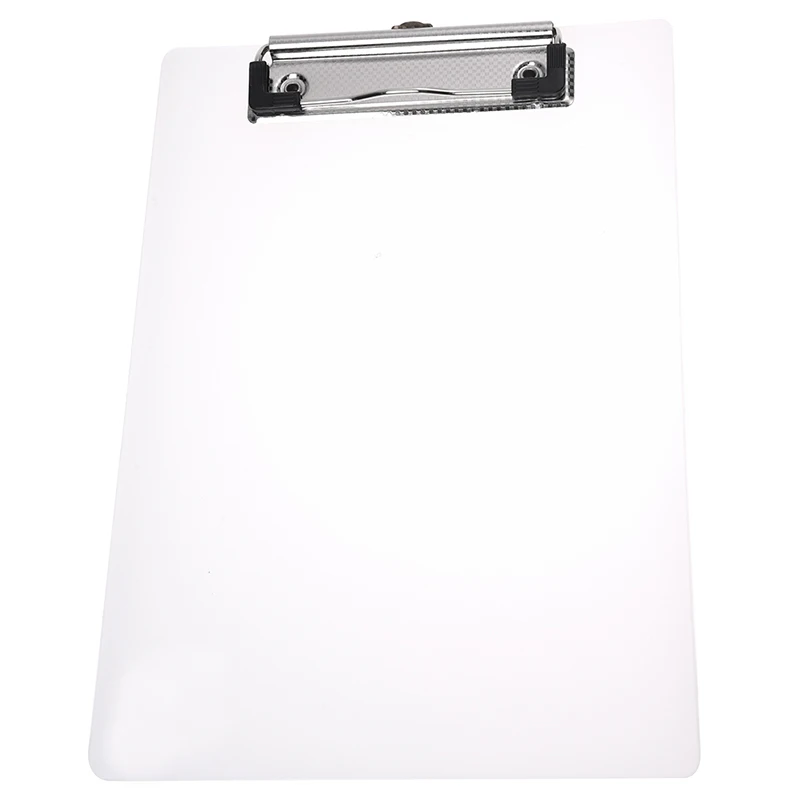 1pc New Clipboard Plate Door Translucent Block Clip For Paper A5 Office H$ 1pc New Clipboard Plate Door Translucent Block Clip For Paper A5 Office H$