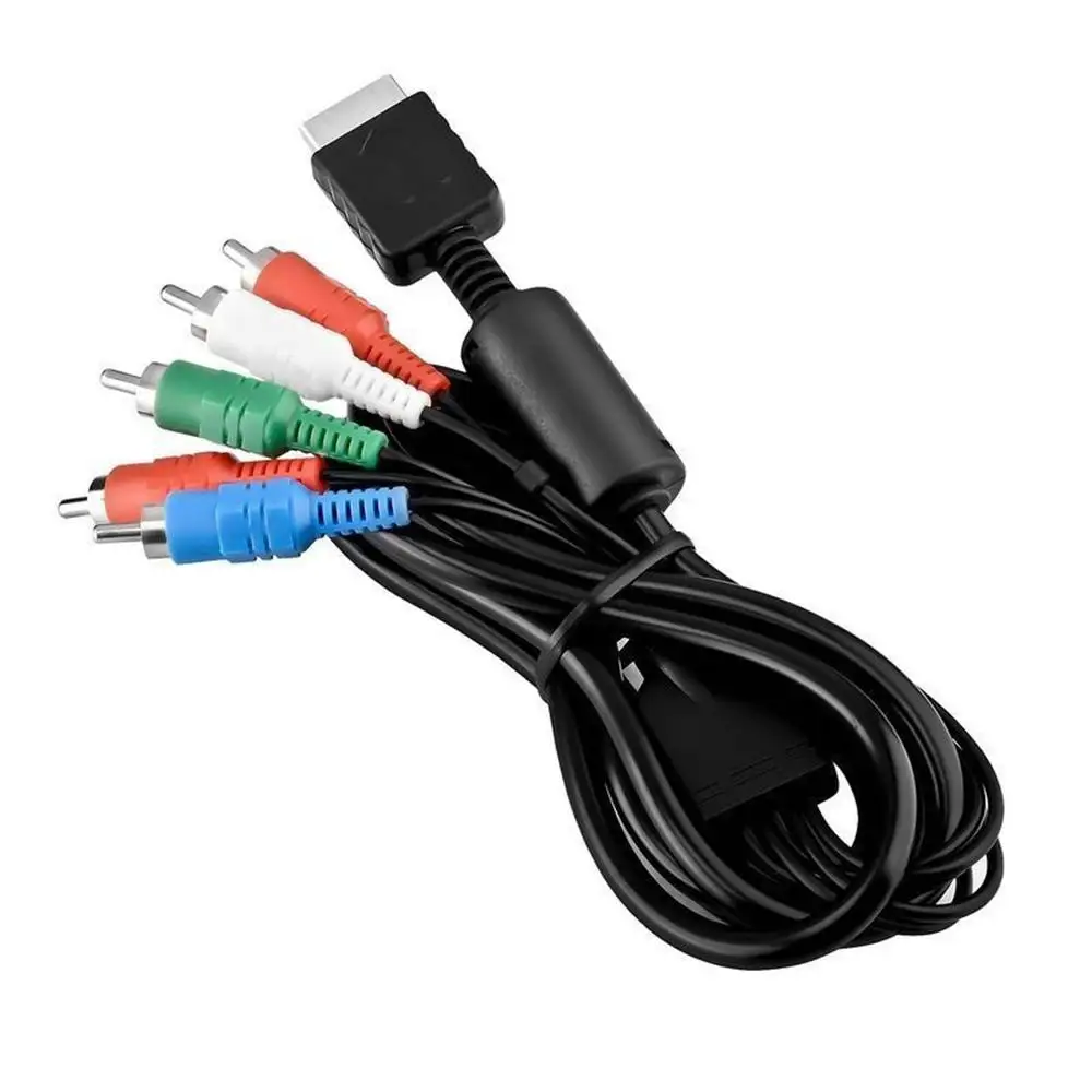 6FT Компонент HD RCA AV видео-аудио кабель Шнур для SONY Playstation 2 3 PS2 PS3