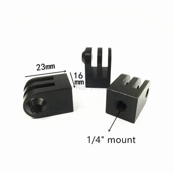 

Aluminum Tripod Mount Adapter 1/4 Convert for GoPro Hero 1 2 3 3+ Screw Adapter Tripod Stand Action Camera Accessories