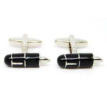 

Gemelolandia cufflinks black fountain pen shirt cufflinks mens Original gift