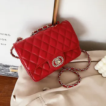 

Casual Bags Women 2020 New High Quality PU Female Handbags Designer Chain Crossbody Bags Casual Lady Shoulder Bag
