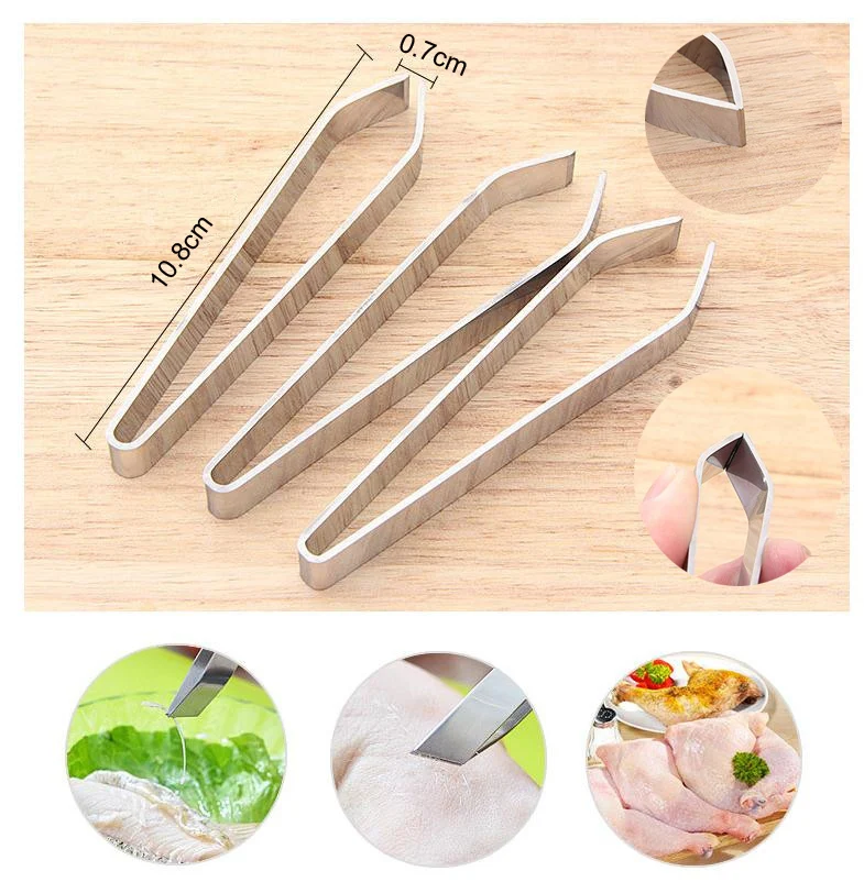 

1 PCS Fish Pinch Clip Pig/Chicken/Duck/Goose Hair Remover With Plain End Or Cant End