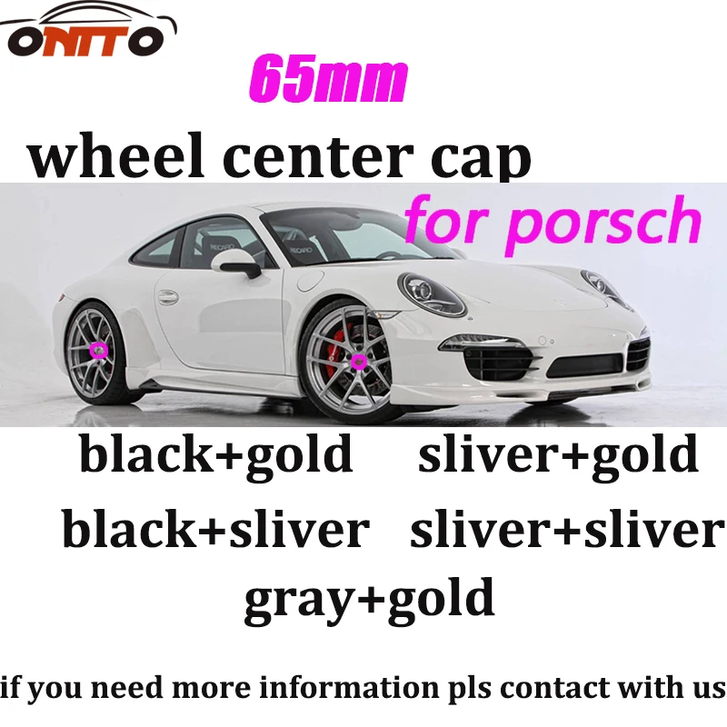 

65mm 2.56inch ABS car Wheel hub center caps For 911 Boxster Cayman Cayenne Panamera Macan Auto Emblem logo badge label Covers