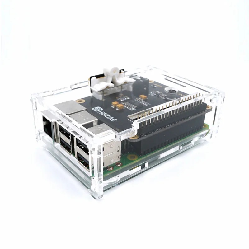 Плата расширения HiFi DAC с чехол для Raspberry Pi 3B/3B
