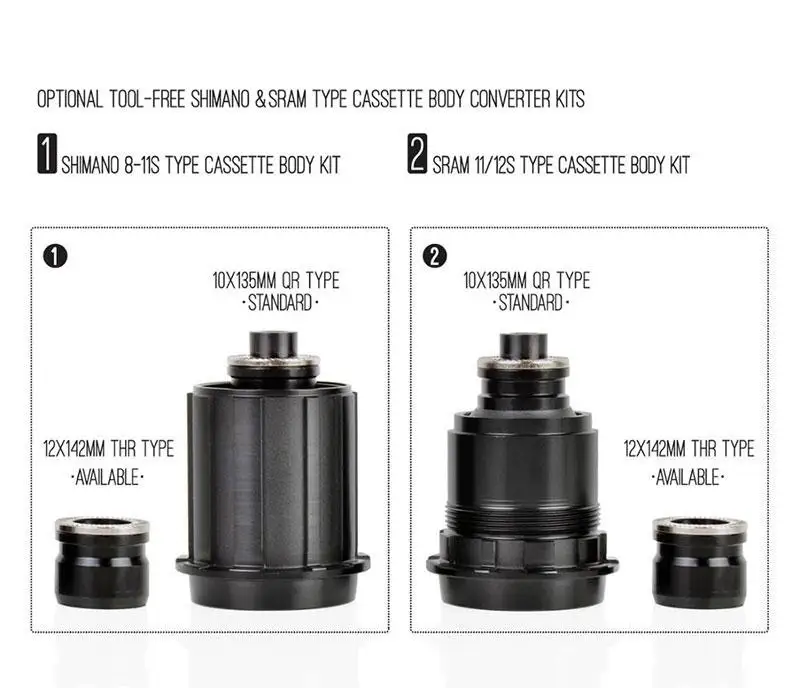 Велосипедные ступицы KOOZER MF480 передняя, Задняя Ступица набор 2/4 подшипники 24T трещотка 32 отверстия БЫСТРОРАЗЪЕМНАЯ через мост горный для 8 9 10 11S