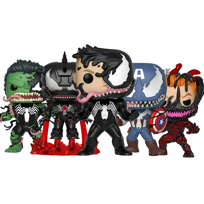 Funko POP Venomized HULK Капитан Америка, Железный человек Loki VENOM фигурка игрушки коллекционные вещи