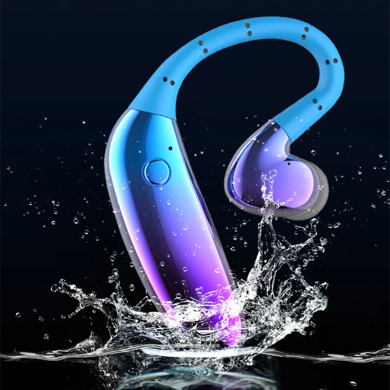 D08 Bluetooth наушники 5,0 в Уши Беспроводные наушники спортивные водонепроницаемые bluetooth с микрофоном гарнитура одиночные наушники