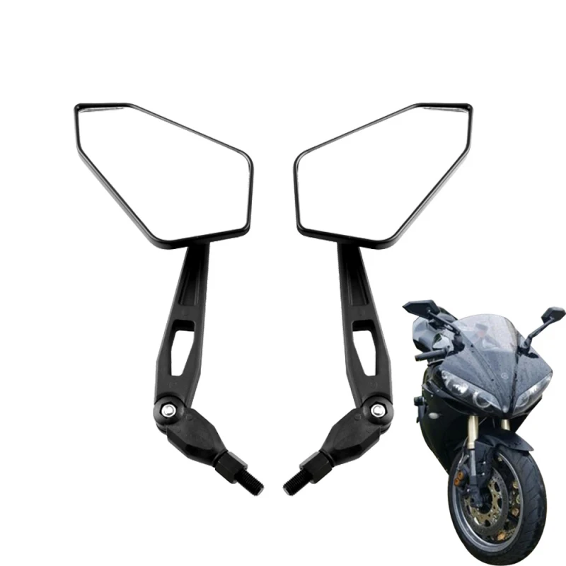 New 2Pc Rearview Mirror Motorcycle Modified Rearview Mirror For Suzuki Honda Kawasaki Yamaha Rear Mirror Motorcycle Modification