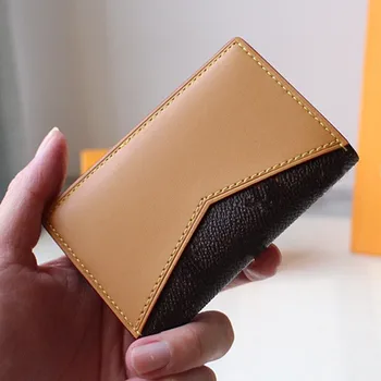 

L-m68902 Women Small Print Patchwork Multi-function Lady's Fashion Wallets Trend Retro Style Woman Little Bags Soft Wallet Bags