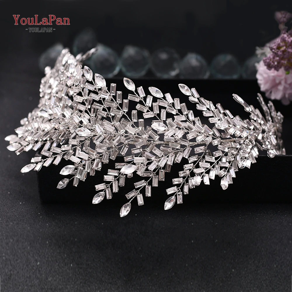 Bridal Tiaras Rhinestone Hair Piece Crystal Headpiece Wedding Headpieces for Bride Hair Jewelry YouLaPan HP304 jewelry accessories,hair accessory,hair headdress,bridal headwear