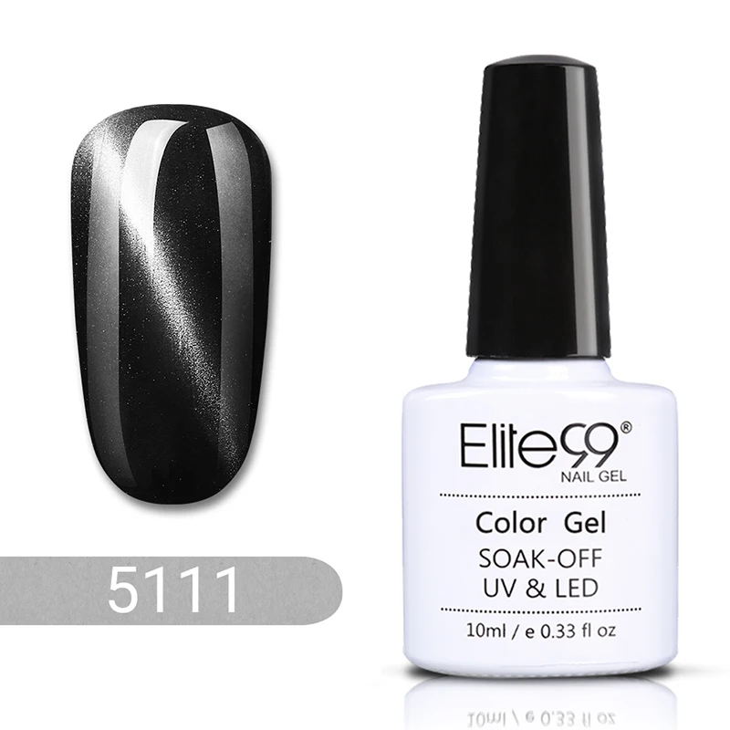5111 Elite99 Magnetic Gel Nail Polish 10ml Wine Red Cat Eye Nail Art Gel Soak Off UV LED Gel Varnish Soak Off UV LED Nail Art Gel - Цвет: 5111