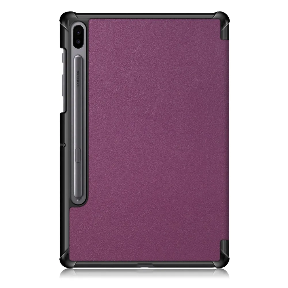 GLIGLE Тонкий чехол для samsung Galaxy Tab S6 10,5 SM-T860 SM-T865 чехол для samsung Tab S6 10,5 чехол+ стилус+ пленка для экрана
