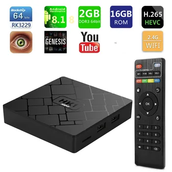 

2020 new HK1MINI Smart TV BOX Android 9.0 RK3229 Quad-Core WIFI 2.4G 4K 3D Media Player HK1 mini Play Set Top Box