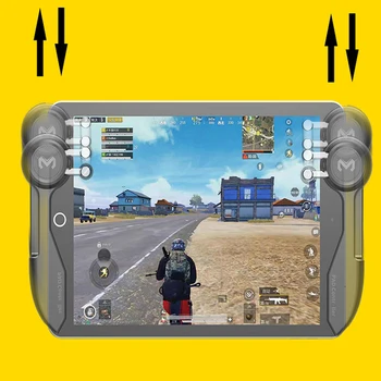 

2020 Ipad Trigger PUBG Game Controller Six Finger L1R1 Fire Aim Button Gamepad Joystick For Tablet Smartphone Game Accessories