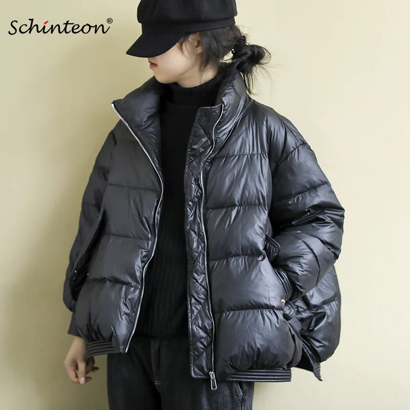 2020 Schinteon Korean Style Women Down Jacket