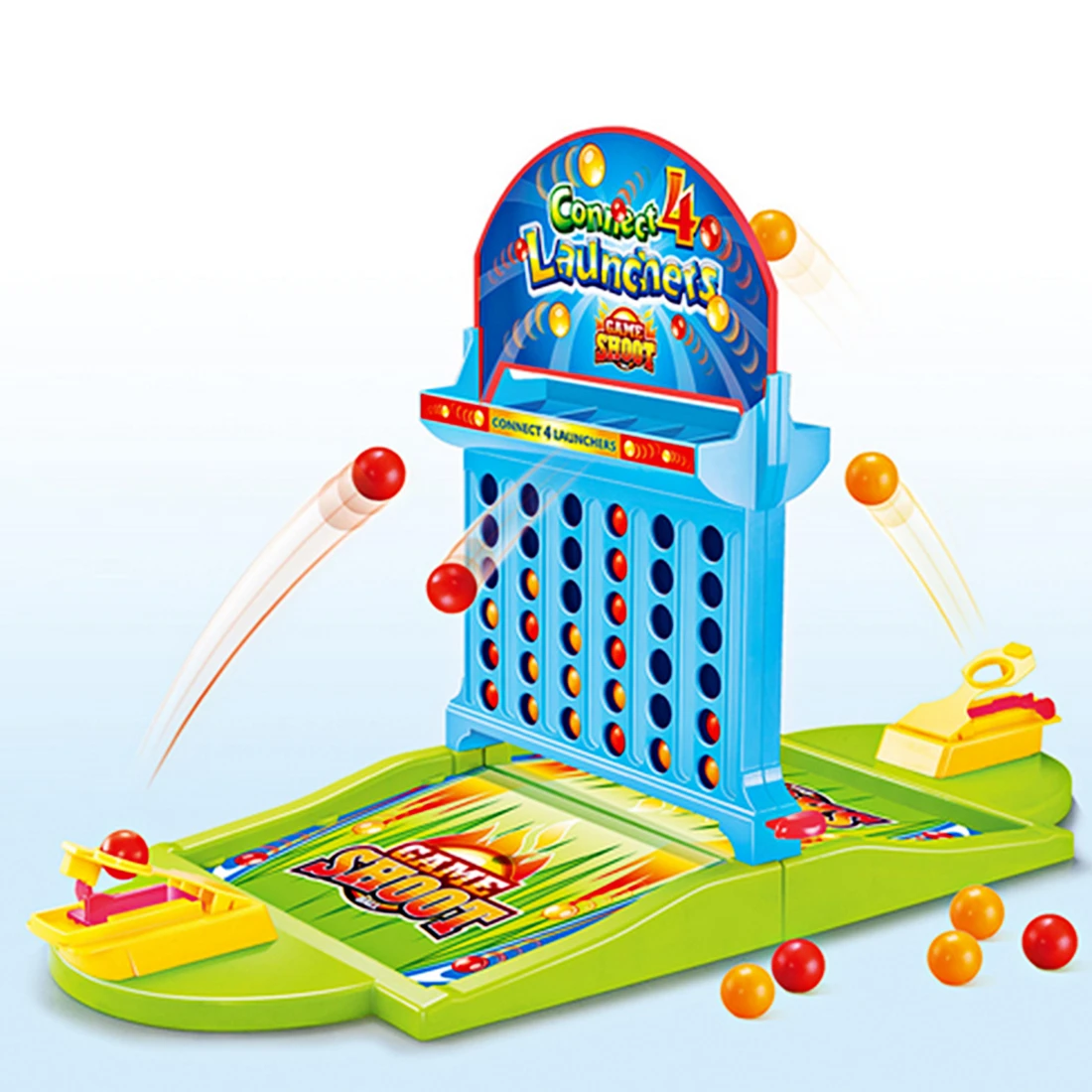 Double Connect 4 Hoodle Finger Basketball Shooting Game Floor Mini  Basketball Playing Machine for Children Family Game|Board Games| -  AliExpress