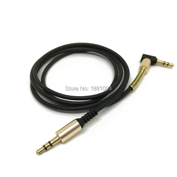 

1000pcs/lot Universal Audio Cable 3.5mm Jack Male to Male Plug Stereo Audio AUX Cable for Smartphone