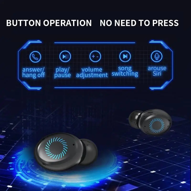 F10 VS V10 TWS сенсорные беспроводные наушники Bluetooth 3 цифровой светодиодный дисплей 8D стерео Бас Звук спортивные наушники 2000 мАч Внешний аккумулятор