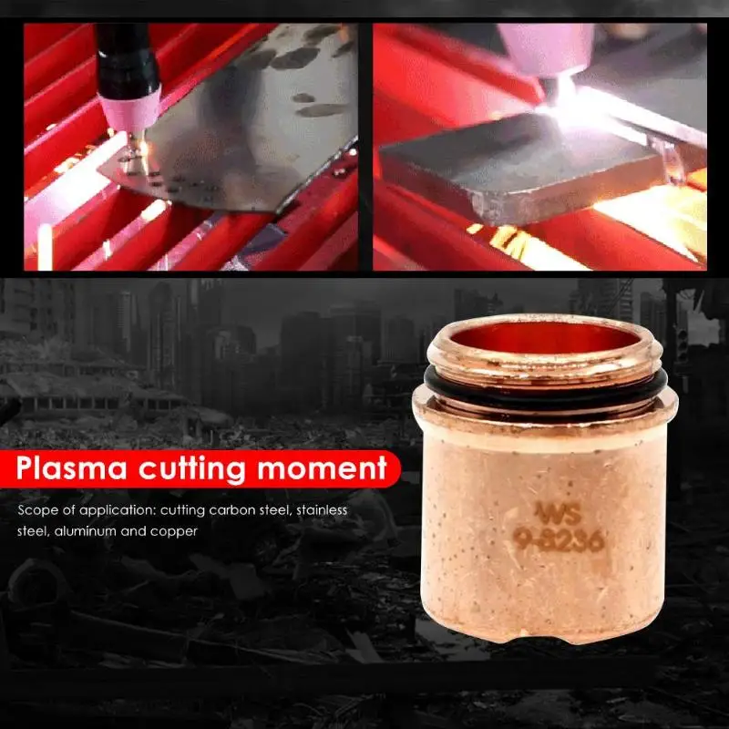 

5pcs 9-8236 Plasma Torch Shield Cap for Thermal Dynamics Welding Machine Parts Cutting Torch Consumables Welding Soldering Tools