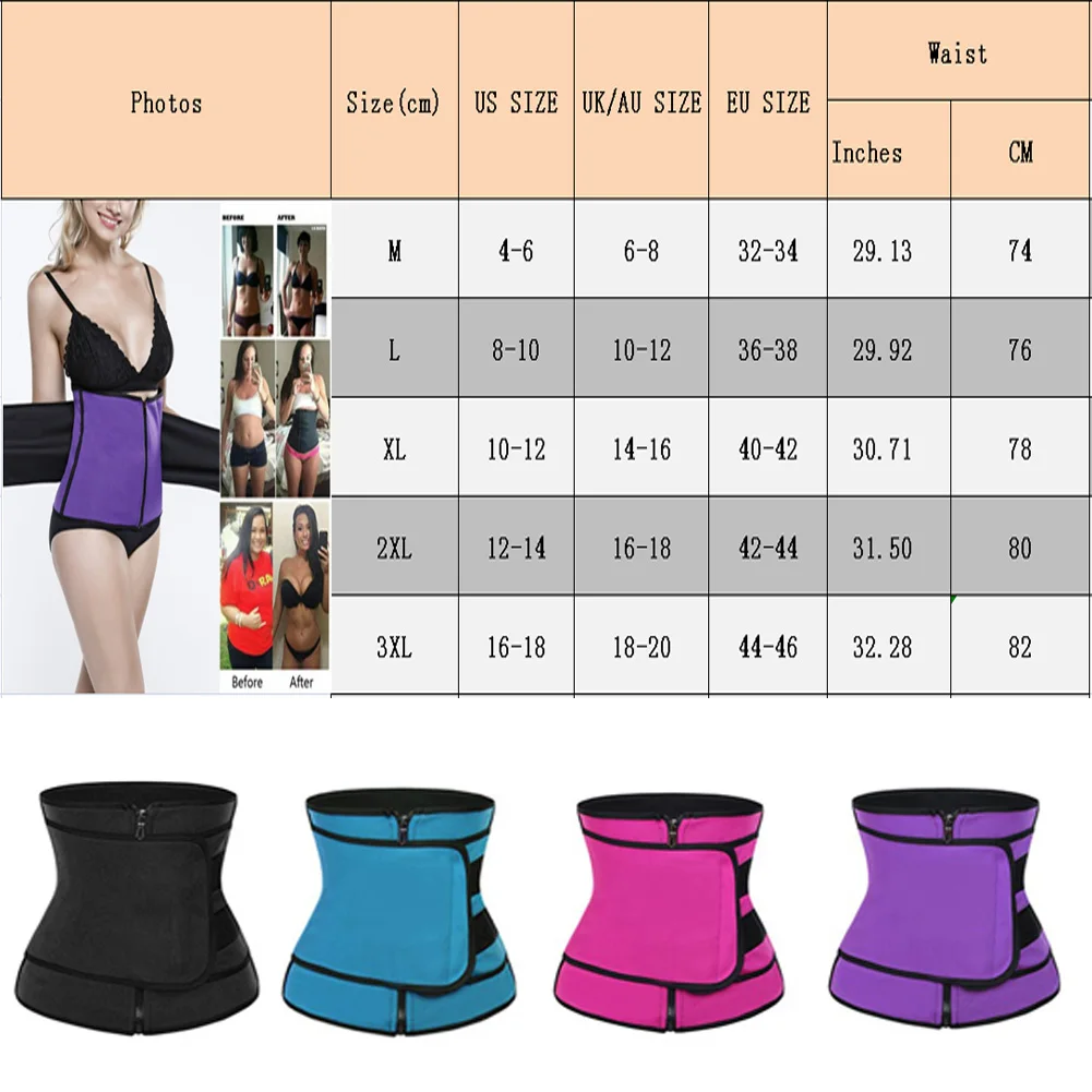 Unisex Body Shapewear Waist Belt Training Cincher Underbust Corset Belt Hot Slimming Fajas Sport Body Trainer Trimmer Shapewear