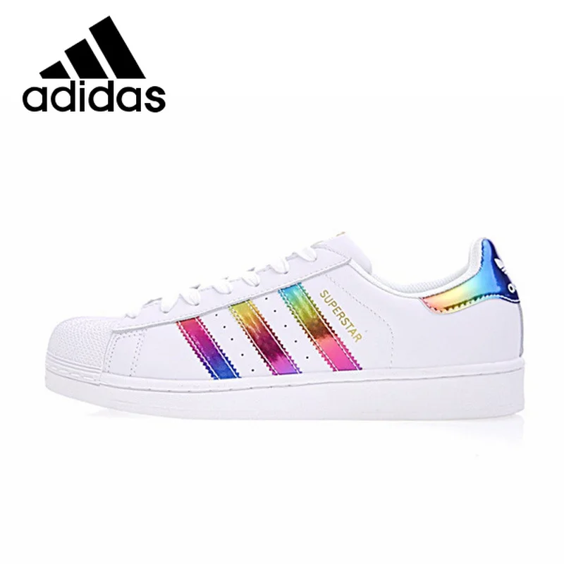 Оригинальные кроссовки для скейтбординга Adidas SUPERSTAR Shamrock унисекс легкие и удобные