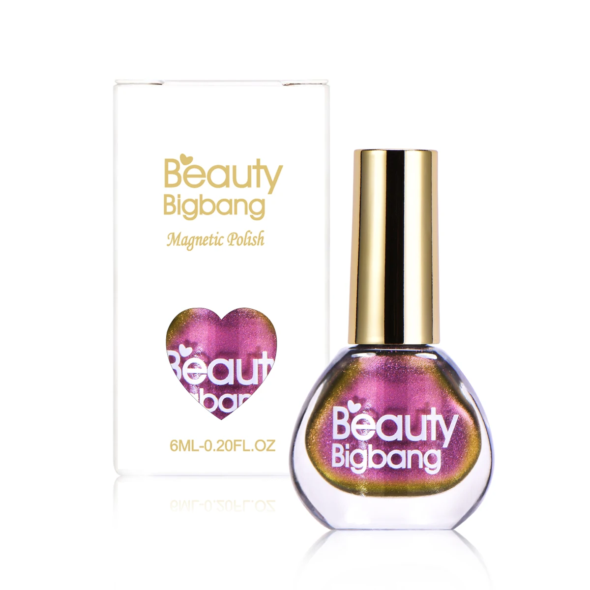 BeautyBigBang 6 мл голографический хамелеон 3D кошачий глаз лак для ногтей Магнитная Аврора серия лак с блестками Магнит лак для ногтей