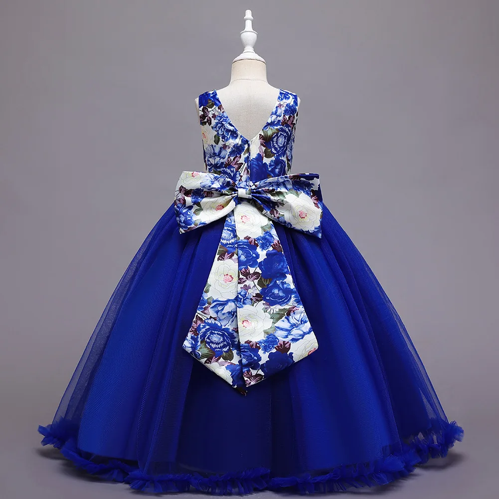 Kid Party Formal Dresses Infant Vestido Tutu Wedding Prom Dress For Girls Birthday Gown 4-14 Years Old Baby Girl Clothes |