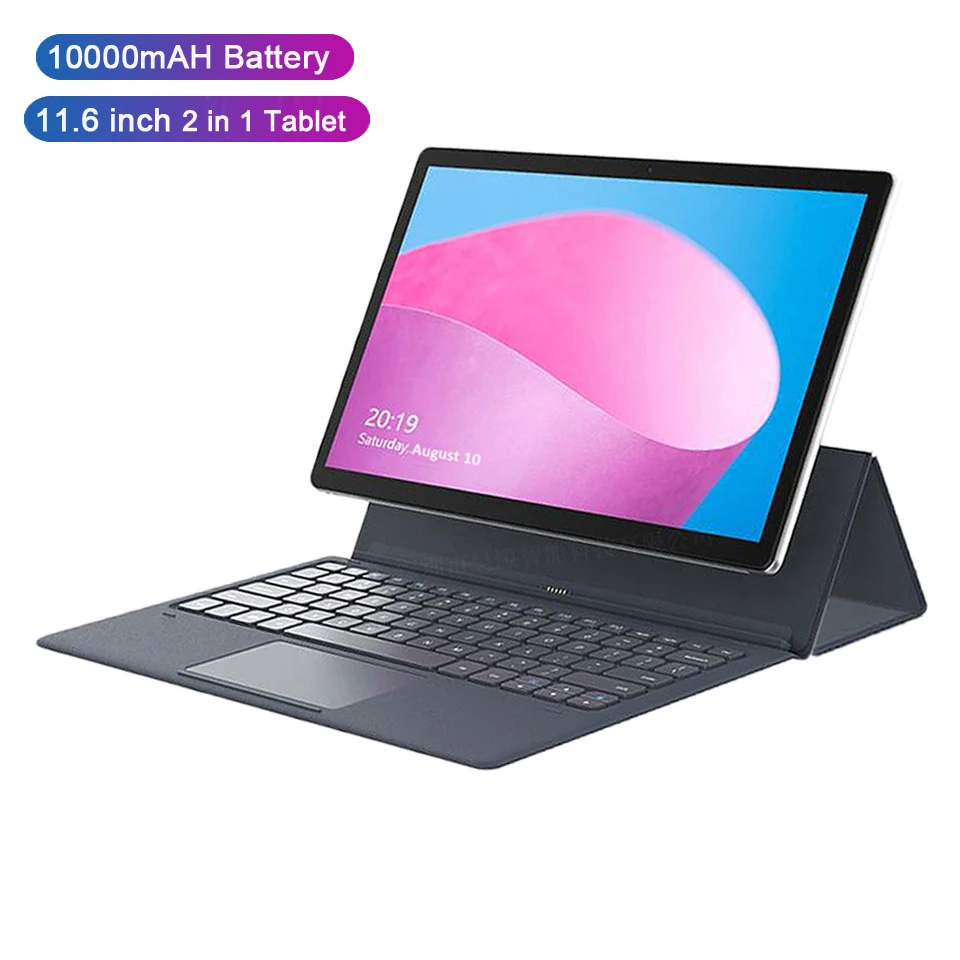

Tablet Laptop 11.6 Inch 2 In 1 android 8.1 tablet pc Deca Cores 1920*1080 With Keyboard Game tablet business notebook