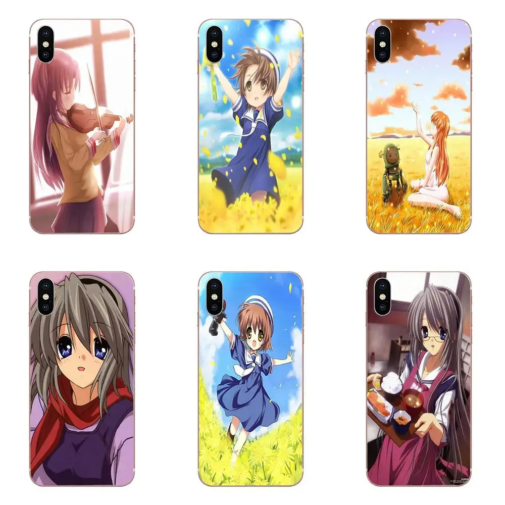 Clannad Томойо сакагами из термополиуретана с героем аниме Модный чехол для Samsung