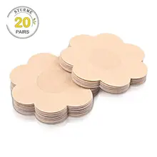 Halyuhn 20 пар соска для груди, одноразовые груди Стикини клейкие бюстгальтер Nippleless крышка