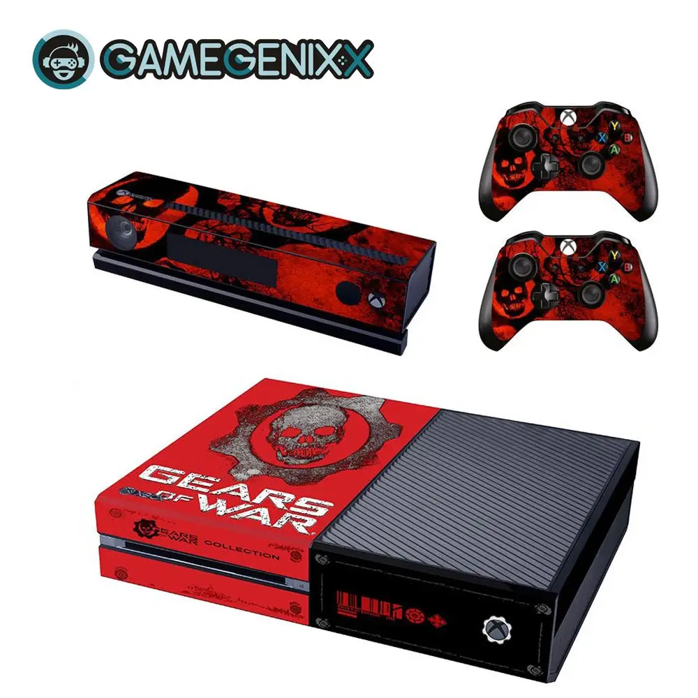 Gears 5 Защитная Наклейка GAMEGENIXX для Xbox one и 2 контроллеров-Gears 5 - Цвет: Gears 5