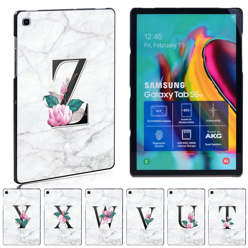 

Жесткий чехол для планшета Samsung Galaxy Tab A A6/Tab A/Tab E/Tab S5E-26, тонкий чехол для планшета с буквами + Бесплатный стилус