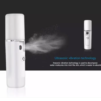

Portable Nano Face Sprayer Humidifier Face Steamer Atomization Moisturizing Sprayer USB Charging Maquina de Facial#0609y30
