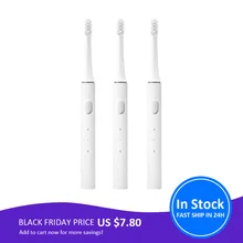 Xiaomi Mijia T100 звуковая электрическая зубная щетка для взрослых Водонепроницаемая ультра звуковая автоматическая зубная щетка USB перезаряжаемая зубная щетка