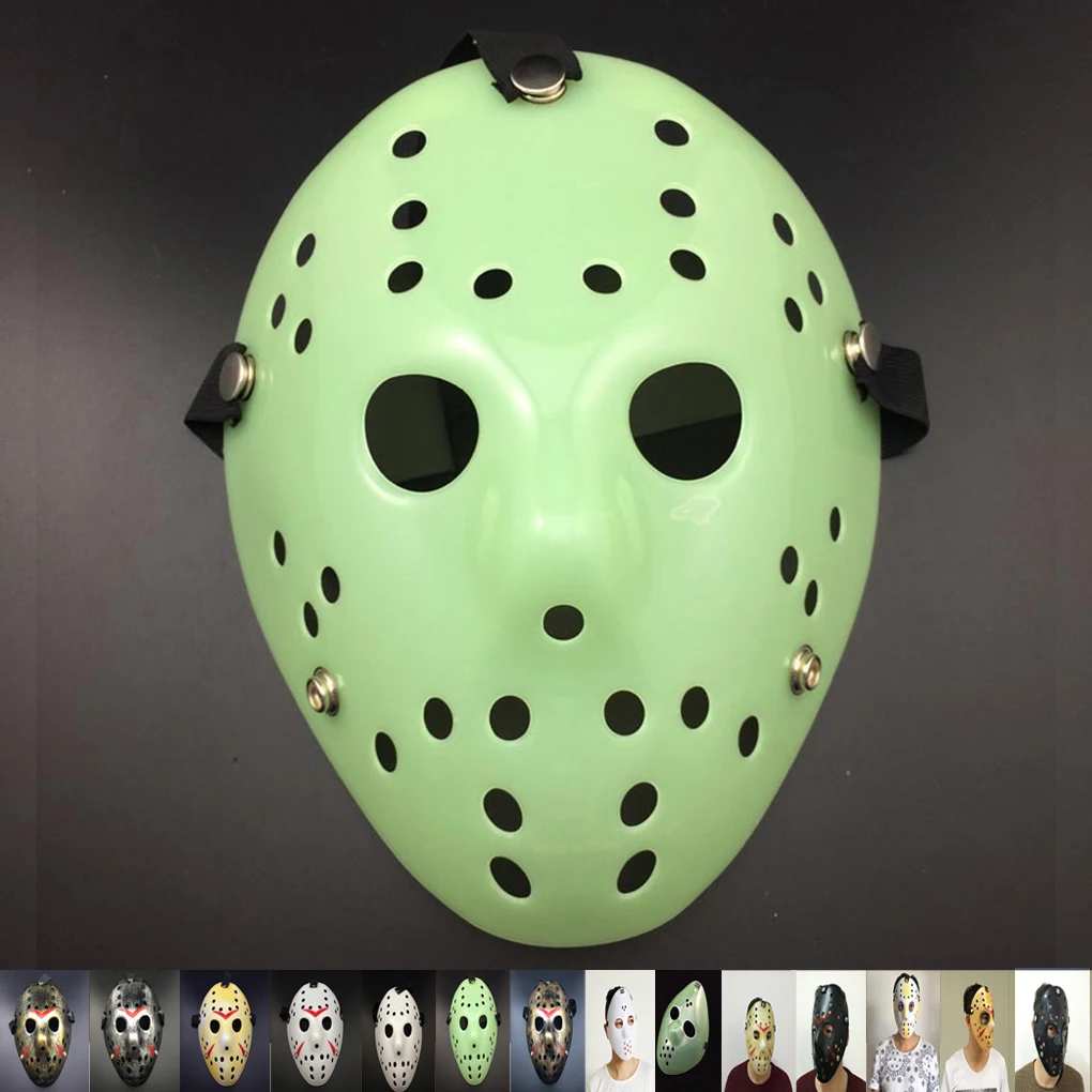 Funny Horror Mask Halloween Masquerade Thickened Jason Party Christmas Full Face Plastic Adults JR0005 | Дом и сад