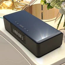 Беспроводное зарядное устройство 10 Вт Bluetooth Динамик ТВ домашний кинотеатр динамик стерео объемный звук дистанционное управление светодиодный смарт-Дисплей динамик