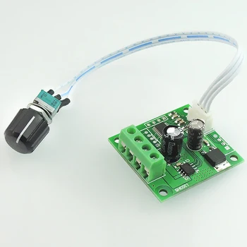 

Mini DC motor speed controller PWM speed control forward and reverse 12V24V DC speed control controller midpoint stop