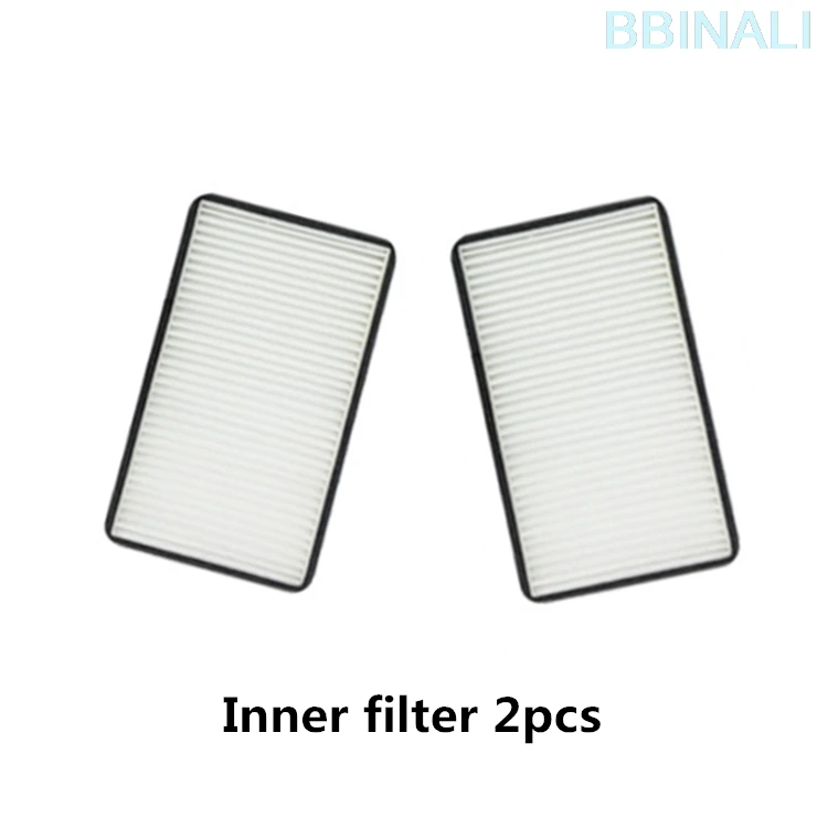 Inner filter 2pcs Для HITACHI ZX60 70 70-5G Экскаватор кондиционер фильтр очиститель воздуха кондиционер фильтр экскаватор аксессуары - Цвет: Inner filter 2pcs