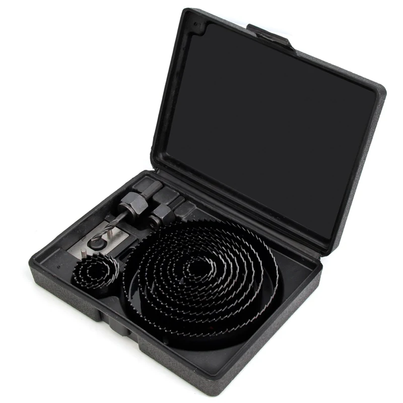16pcs/set Carbide Drill Bits Wood Drills Tapper Hole Saw Set Holing Tools for Woodworking