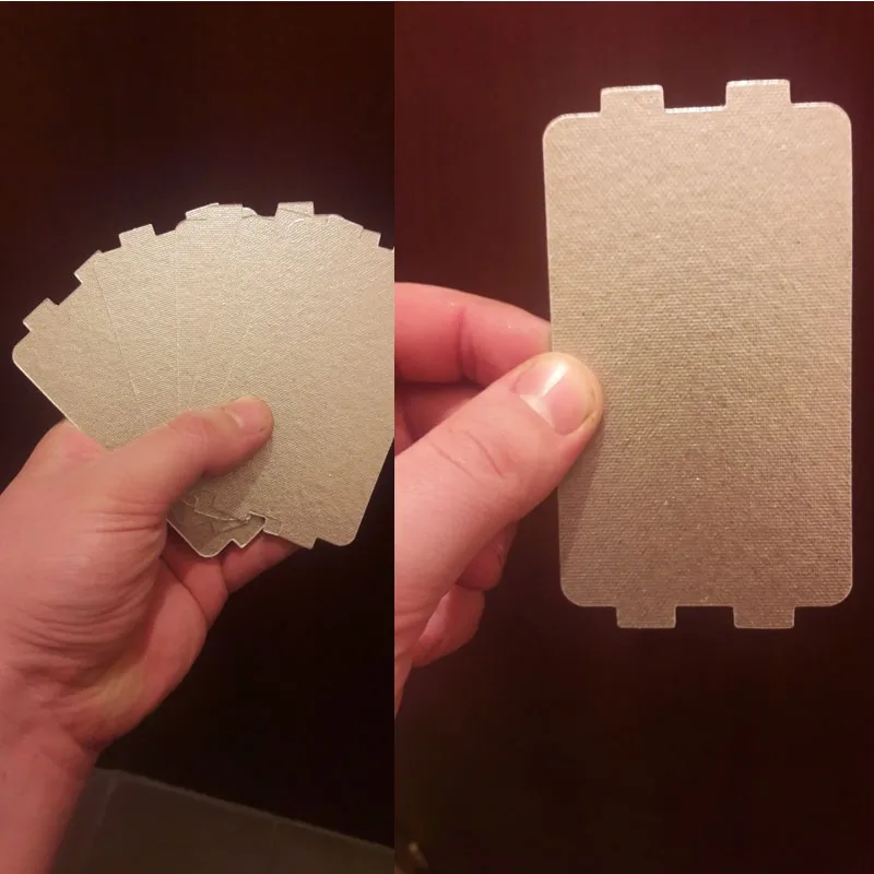 Description Picture 4 of item5PCS Microwave Oven Mica Plate 116*64 mm Universal microwaves Toaster Hair Dryer Mica Plates Sheets for Parts Accessories