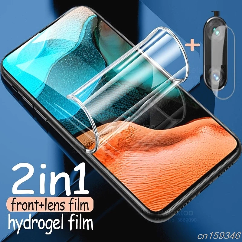 Гидрогелевая пленка для Realme X3 SuperZoom OPPO x2 Pro x lite 3 2 xlite защитная объектива |