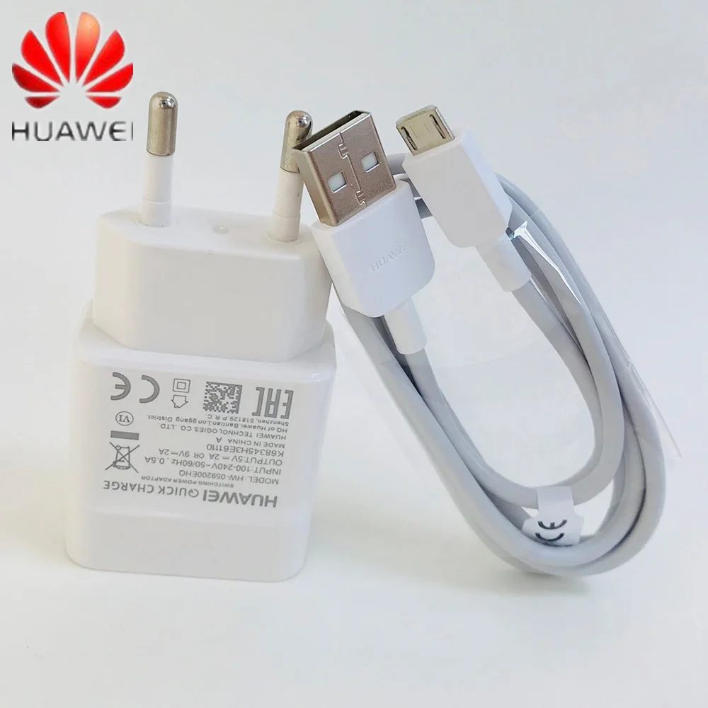 Зарядное устройство QC 2 0 для Huawei 9В 2A с европейской вилкой адаптер быстрой зарядки