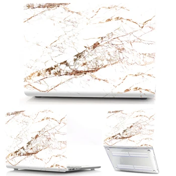 

Unique Marble PVC Cover Case For MacBook Touch ID Air 13 A1932 Pro 16 Retina 12 15 for mac New Pro 13 A2159 Touch Bar For Huawei