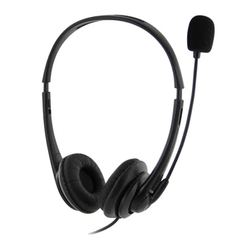 

102U USB Binaural Headset Wired Headset Stereo USB Noise Cancelling Microphone Headset Call Centre Office Headphones