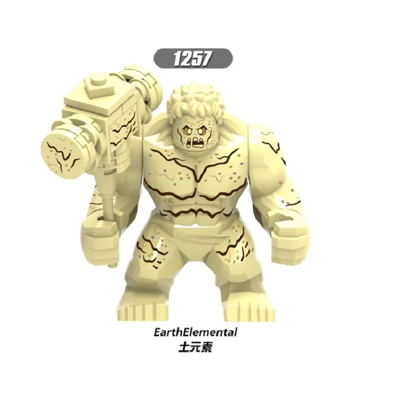 

Single Marvel Avengers Spiderman Hellfire Elementals Zephyr Hydron Sandman Big size Hulk Thanos IronMan building blocks Kid Toys