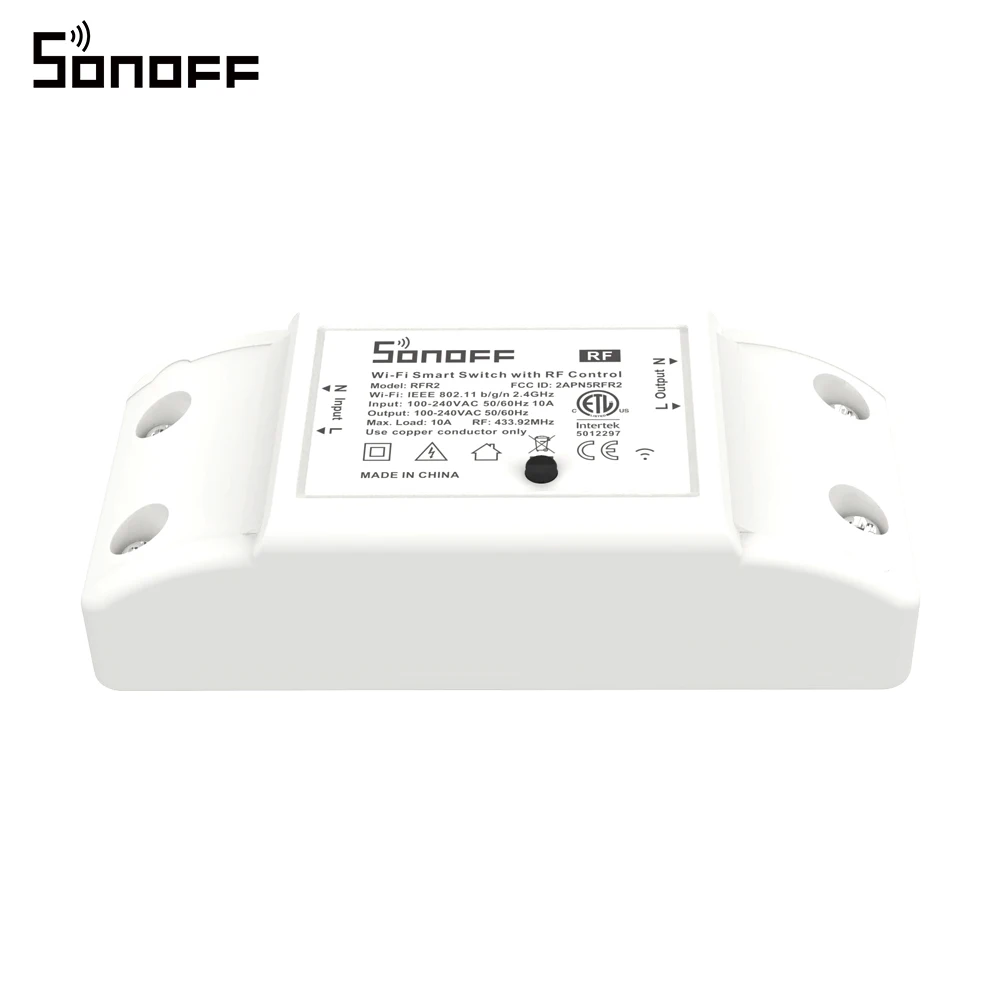 Interruptor Inalambrico Sonoff Wifi RF 433Mhz Alexa IOS Android - yorobotics