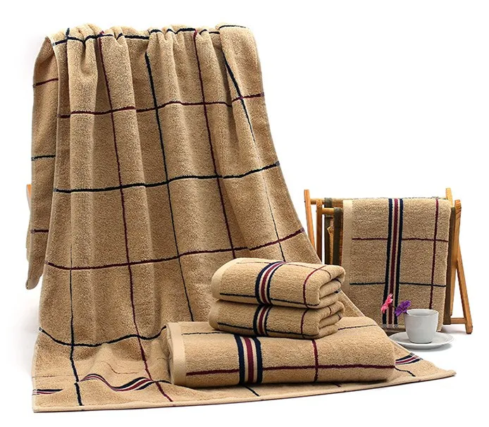 Coffee Хлопок плед махровые банные полотенца для взрослых 70x140 см большой спортивный тренажерный зал ванная комната тело полотенце для мужчин и столовая салфетка для женщин de bain - Цвет: Coffee