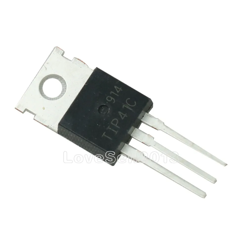 

10 PCS TIP41 TIP41C NPN TRANSISTOR 6A 100V TO-220 NEW