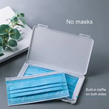 

Box To Store Masks Face Holder Box Storage Moisture-proof Office Masks Dustproof Storage Portable Box Store Box To Home Sea Z7G7