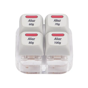 

4 Key Caps Testing Tool Pink Aliaz Switches Keyboard Tester 60g 70g 80g 100g Keycaps Switches Shaft Testing Tool